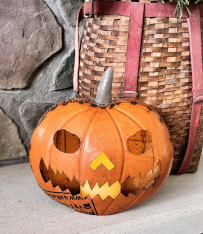JACK 'O LANTERN LUMINARIES(WIDE) ORANGE *NEW* AVAIL JUNE 2025